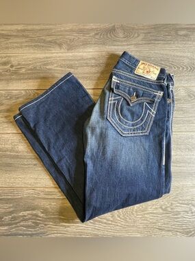 True Religion Billy Big T Bootcut Flare Leg Jeans Size 34x32